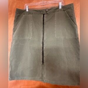 Nordstrom Caslon knit utility skirt size XXL